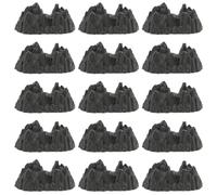 UKCOCO 100 Piezas Rocas Artificiales de Plástico 65 CM para Dioramas de Rocalla Decoración de Jardines y Paisajes Accesorios Miniatura para Microtrenes y Terrarios