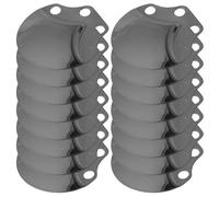 UKCOCO 100 Placas de Pescado de Acero Inoxidable para Armaduras Medievales Material Ligero y Flexible para Cosplay Reparaciones y Fabricación de Armaduras DIY Suministros para