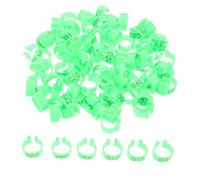 UKCOCO 100piezas Anillos De Identificación para Pájaros Anillas De Pata De Paloma Ligero y Compacto para Gestión De Aves y Competencias De Vuelo
