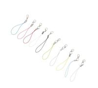 UKCOCO 100piezas Correas De Teléfono Multicolores Cuerdas De Teléfono Mosquetón Decorativos Para Llaveros y Accesorios Cadenas De Colgar Para Móviles y De Cumpleaños