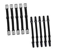 UKCOCO 10Piezas Cuerdas de Extensión Ajustables para Máscaras de Color Negro Alivian la Presión Oídos Prácticas y Convenientes para Usar Diversas Ocasiones