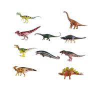 UKCOCO 10piezas De Dinosaurio Simulado Juguetes De Dinosaurios De Plástico para Coleccionar para Juguetes De Animales y De Prehistoria De Cumpleaños