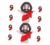 UKCOCO 10piezas De Jesús para Rellenar De Pascua Figuritas Religiosas De Decoración De Fiesta y Bautizo Muñecos para Buscar y Encontrar Diseño y Portátil