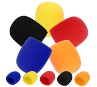 UKCOCO 10piezas Filtro Para Micrófono Parabrisas De Micrófono Funda De Esponja Para De Mano Para Karaoke y Dj
