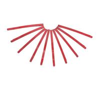 UKCOCO 10piezas Horquillas Metálicas Japonesas Broche Pinzas Rojas Pelo Para Cosplay Temáticos