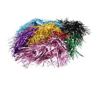 UKCOCO 10piezas Pelucas de Fiesta Coloridas para Mujer Animadoras y Payasos Accesorios de Peluca de Oropel para Disfraces de Carnaval Halloween y Cosplay Colores Brillantes para Fiestas