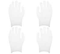 UKCOCO 12 Guantes Reutilizables de Algodón Absorbentes de Sudor Transpirables y Resistentes Unisex para Cuidado de Inspección de Joyas y Trabajo Manual Diario