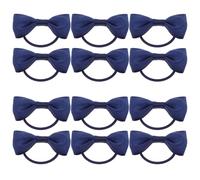 UKCOCO 12 Piezas Bowknot Elastic Band Ponytail Holders Versatile School Accessories For Uniforms And Daily Wear