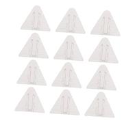 UKCOCO 12 piezas Cerradura de Seguridad para Bloqueo Infantil para Armarios y Puertas Correderas Protección para Ventanas Instalación y Uso Color Blanco