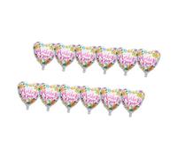 UKCOCO 12 Piezas Globos para Decoración del Día de Madre de Fiesta con Corazón y Mensajes Claros