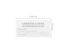 UKCOCO 12 piezas Libros de Registro de Cheques Personal y Empresarial Diseño Claro y Portátil para Gestión Financiera Papel Resistente para Uso Frecuente para Cuentas Bancarias y Ahorros