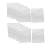 UKCOCO 12 Piezas Páginas del Álbum De Recambio Bolsillos para Postales Fundas para Tarjetas Páginas Organizadoras para Carpeta para Fotos Recambio para Álbum De Fotos