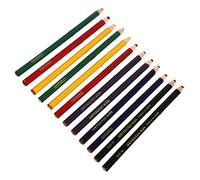 UKCOCO 12 piezas Rotuladores de Colores para Costura Prácticos y Duraderos Lápices de Tiza sin Cortar para Marcar Telas Útiles para Sastres y Modistas Profesionales
