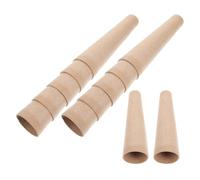 UKCOCO 12 Tubos para Bobinar Hilo de Papel Cónico 3°30′, Bobinadora Manual para Tejer, Herramienta de Artesanía Ligera para Ovillos de Lana, Uso Textil y Bordado, Kit de 12 Piezas