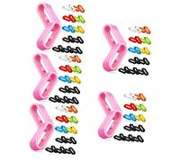 UKCOCO 120piezas Anillas De Silicona Para Reloj Accesorios De Correa De Reloj Compatible Diferentes Correas Blancas Rosadas Rojas Azules Amarillas Verdes Naranjas Negras
