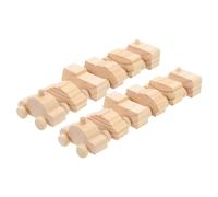UKCOCO 12Piezas Coche de Juguete de Madera para Pintar de Coches DIY sin Terminar Actividades Artísticas para Adorno de Bricolaje Desarrollo de Habilidades Creativas
