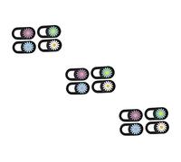 UKCOCO 12piezas Cubierta De Cámara De Privacidad Ultra Diseño De Margarita para Laptop y Tableta Protección Efectiva contra y Suciedad