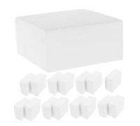 UKCOCO 16 Piezas Bloques de Espuma Cuadrados, Foam Cake Models, 4x4x2 Pulgadas, Blanco, para Tallado, Corte Fácil, Apilado Preciso, Floristas y Profesionales, Decoración de Bodas