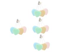 UKCOCO 16 Piezas Limpiaparabrisas Toallitas De Teléfono Toallitas para Lentes Limpiador De Pantalla Hoopliee Encanto del Teléfono del Corazón Páginas Inteligente Pasar Un Trapo