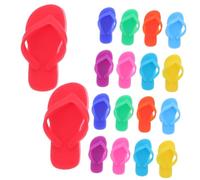 UKCOCO 18piezas Marcadores De Copa De Vino Con Ventosa De Silicona Para Fiestas y Eventos Incluye Marcador De Martini Tipo Zapatilla y Decoraciones Para Bebidas