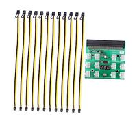 UKCOCO 1juego Placa De Conversión De Alimentación para Gpu Adaptador De Tarjeta Gráfica Cable De Alimentación para Minería Compatible Servidores De Instalación y Alta