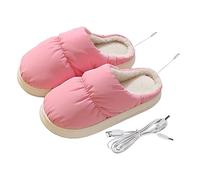 UKCOCO 1Par Zapatillas Calentadoras USB Calentador de Pies Eléctrico y Casa de Calefacción y Aislantes