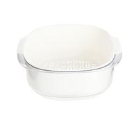 UKCOCO 1pieza Cesta de Drenaje Doble Capa para Cocina Contenedor Lavado y Secado de Frutas y Verduras Resistente con Asas Laterales para Fácil Manejo Multifuncional para Fregadero Hogar