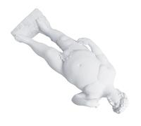 UKCOCO 1pieza David Sculpture Resin Statuette Escritorio Decoración Hogar Oficina Escultura Artística para Sala de Estar Escritorio Figura Decorativa David Miniature
