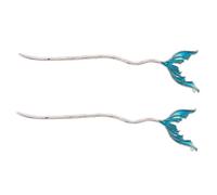 UKCOCO 2 Horquillas Chinas Para El Pelo: Horquillas Artísticas De Aleación Con Forma De De Para Mujer, Ideales Para Bodas, Peinados Diarios Y Ocasiones Especiales.