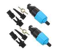 UKCOCO 2 Juegos Adaptador de Válvula para Bomba de Paddle Board Kit Adaptador Inflable Sup para Inflación Rápida de Kayak y Bote Conexión Estanca y para Compresor y Bomba de Aire