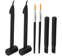 UKCOCO 2 Juegos Kit Arqueológico Infantil Herramientas de Excavación Pequeñas Resistentes y Ligeras para Jugar y Descubrir Gemas para Creativos y Educativos