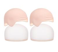 UKCOCO 2 Juegos Peluca de Monje Calva Color Piel para Halloween Maquillaje de Calva y Cosplay de Adultos para Hombre y Mujer Presentaciones Escénicas