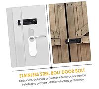 UKCOCO 2 juegos Pestillo de Puerta Inoxidable de Cerraduras Deslizantes Resistentes para Puertas y Ventanas Montaje Vertical u Horizontal Seguridad y Hotelera Durable