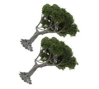 UKCOCO 2 Maquetas De Árboles: Plantas De Mesa De Arena De 12 Cm - Micropaisajismo - Árboles Artificiales En Miniatura para Construir Vías De Ferrocarril
