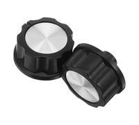UKCOCO 2 Perillas De Control para Horno Y Freidora De Aire Botones Temporizador Repuestos para Estufa Y Parrilla Barbacoa Accesorios Cocina Saludable 1.18X1.18X0.86 Pulgadas