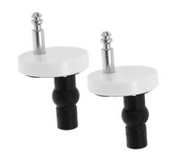 UKCOCO 2 Piezas Accesorios para el tornillo de del baño apretando fijación piezas de asiento de inodoro de asiento de inodoro de rápida de polivinilo