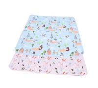 UKCOCO 2 Piezas Almohadilla para Orinar para Cuna Almohadilla para Cuna de Practicas de Tapete para Orinarse