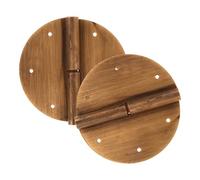 UKCOCO 2 Piezas Bisagras de Latón Reforzadas para Armarios de Diseño Vintage con Pasador Inoxidable para Puertas de Gabinete y Decoración