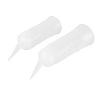 UKCOCO 2 Piezas Botellas Aplicadoras para Tinte de Cabello con Boquilla Angular y Medidor Grande y Pequeño Herramientas Profesionales para Limpieza Seco y Aplicación Precisa de Color