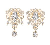 UKCOCO 2 piezas Broches Decorativos de Boda de Alfileres de Traje Elegantes con Diseño de para Eventos Formales y