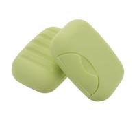 UKCOCO 2 Piezas Caja Jabonera Portátil con Tapa Sellada para Viaje Doble Resistente y para Baño y Camping