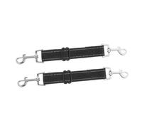 UKCOCO 2 Piezas Conector De Collar De Perro Chaleco Accesorio Conector De Collar De Correa Cachorro Clip De Seguridad para Perros Mascota Acicalar Conectar Acortar Doble Nylon Negro
