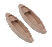 UKCOCO 2 Piezas en Miniatura de Madera pequeños Mini decoración Modelo decoración náutica Bote Decorativo Adorno de Modelo de estatuilla de Light Brown