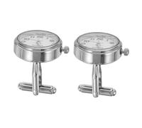 UKCOCO 2 piezas Gemelos de Manga para Hombres Cufflinks de Diseño Único Acero Inoxidable para Camisas de Negocios y Ocasiones Especiales