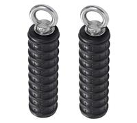 UKCOCO 2 Piezas Mango De Fitness Mango De Accesorios De Ejercicio Mango Diario De Fitness Mango De Ejercicio Pesado Mango Profesional De Entrenamiento Mango Pesado Profesional Black Metal