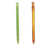 UKCOCO 2 Piezas Manual Acupressure Pens Acupuncture Trigger Point Massage Stick Facial Ear Reflexology Tool For Full Body Deep Tissue Relaxing