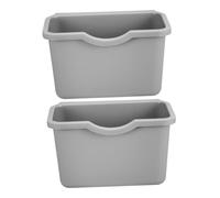 UKCOCO 2 piezas Papelera Colgante de Cocina Basura Pequeña para Baño Bote de Basura de Plástico Diseño Elegante y de Espacio para Cocinas y Oficinas