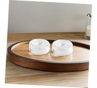 UKCOCO 2 Piezas Pesas para Fermentación de Vidrio con Tapa Reutilizable para Frascos de Boca Ancha Accesorios Seguros para Hacer Chucrut Kimchi y Encurtidos Saludables