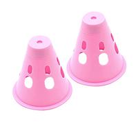 UKCOCO 2 Piezas Protector de de Tienda con Luz de Advertencia PE para Camping de Clavija de Tienda Accesorios de Camping y Durable para Seguridad Infantil Actividades