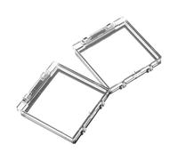 UKCOCO 2 Piezas Protector Transparente de Plástico de Cuadrado de Botón Interruptor Resistente para Lavavajillas y Lavadora Hogar y Lugares Públicos